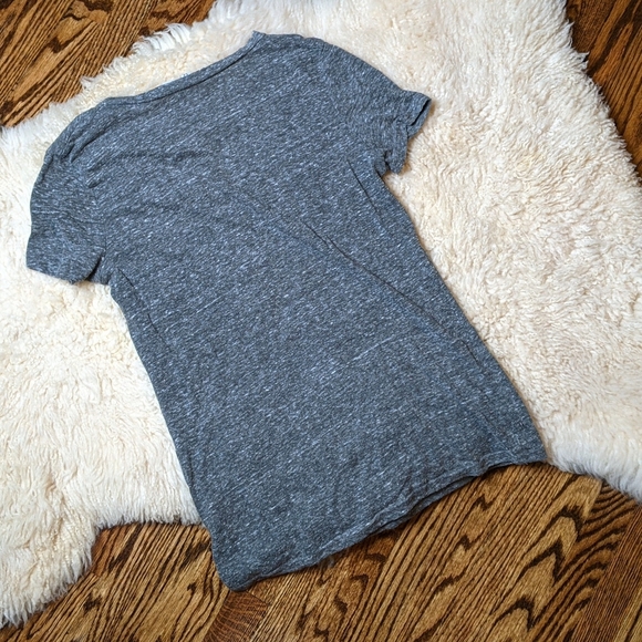 Grey V-Neck T-shirt - Picture 2 of 2